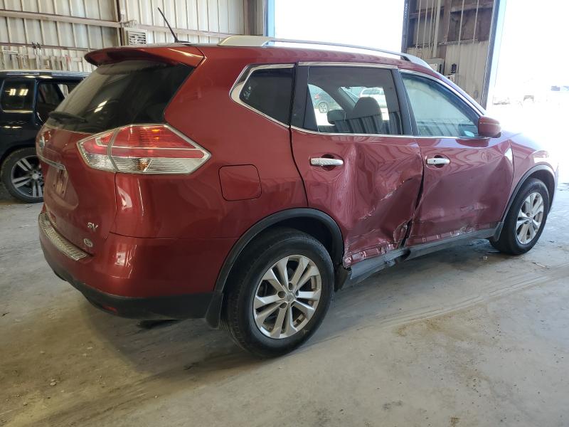 KNMAT2MT8GP672885 - 2016 NISSAN ROGUE S RED photo 3