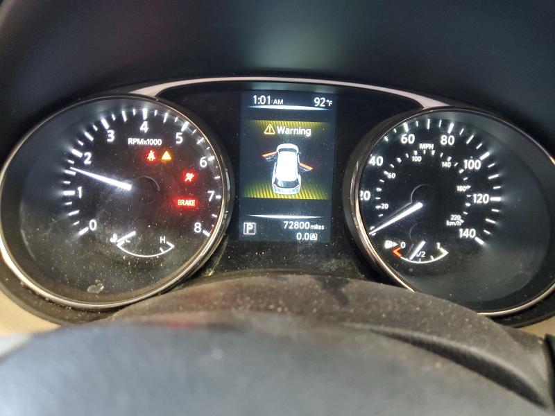 KNMAT2MT8GP672885 - 2016 NISSAN ROGUE S RED photo 9