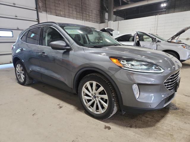 1FMCU9J90MUA15000 - 2021 FORD ESCAPE TITANIUM 灰色 照片 4
