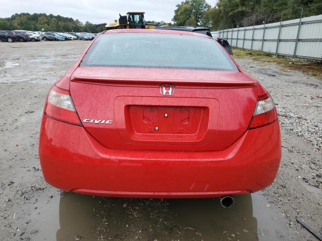 2HGFG11839H501863 - 2009 HONDA CIVIC EX RED photo 6