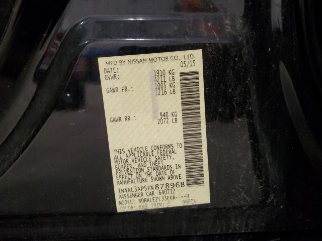 1N4AL3AP5FN878968 - 2015 NISSAN ALTIMA 2.5 黑色 照片 12