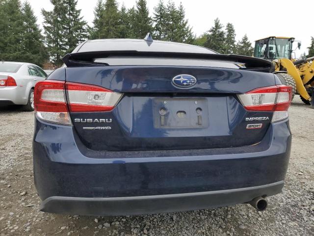 4S3GKAM61K3613677 - 2019 SUBARU IMPREZA SPORT BLUE photo 6