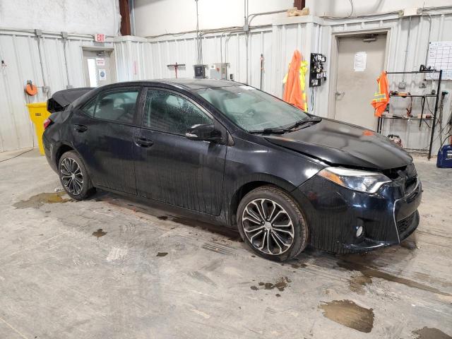 2T1BURHE7FC243014 - 2015 TOYOTA COROLLA L BLACK photo 4