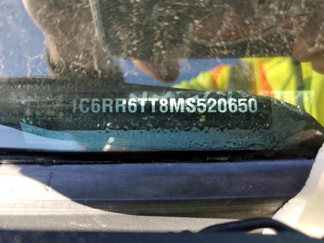 1C6RR6TT8MS520650 - 2021 RAM 1500 CLASS SLT ნაცრისფერი ფოტო 12