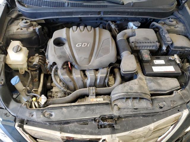 5NPEC4AC3DH784907 - 2013 HYUNDAI SONATA SE BLUE photo 11