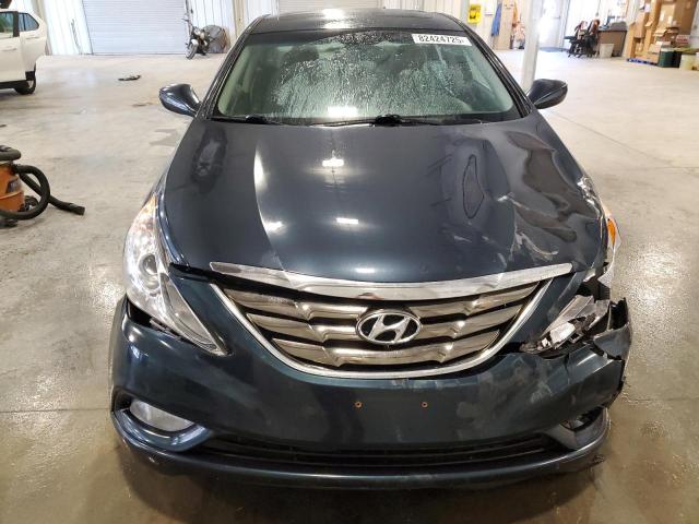 5NPEC4AC3DH784907 - 2013 HYUNDAI SONATA SE BLUE photo 5