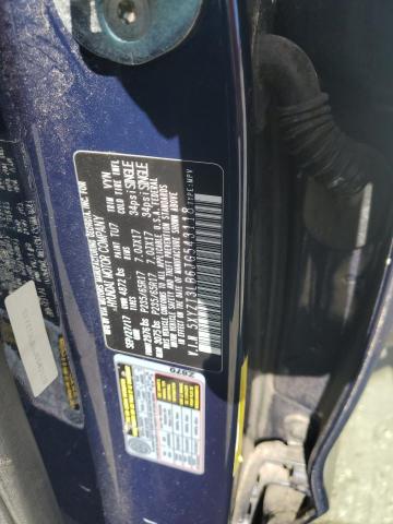 5XYZT3LB6JG543118 - 2018 HYUNDAI SANTA FE S BLUE photo 12