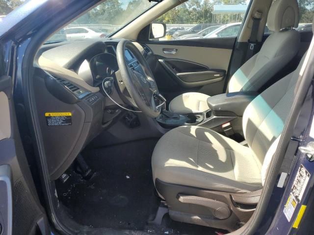 5XYZT3LB6JG543118 - 2018 HYUNDAI SANTA FE S BLUE photo 7
