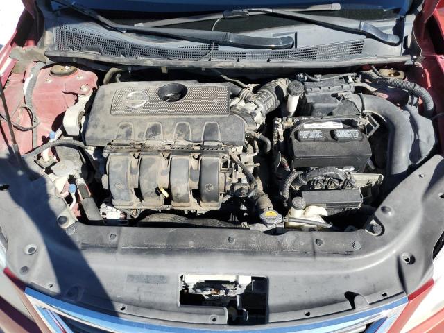 3N1AB7AP8DL723741 - 2013 NISSAN SENTRA S Қызыл фото 11