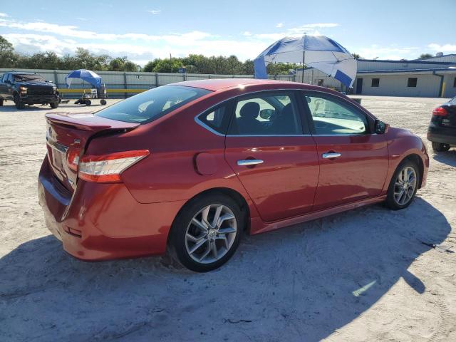 3N1AB7AP8DL723741 - 2013 NISSAN SENTRA S Қызыл фото 3