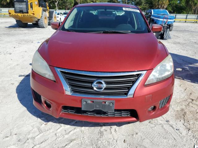 3N1AB7AP8DL723741 - 2013 NISSAN SENTRA S Қызыл фото 5