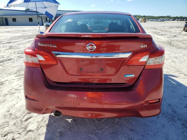 3N1AB7AP8DL723741 - 2013 NISSAN SENTRA S Қызыл фото 6