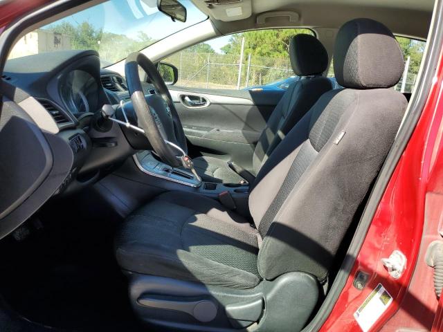 3N1AB7AP8DL723741 - 2013 NISSAN SENTRA S Қызыл фото 7