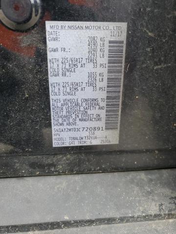 5N1AT2MT0JC720891 - 2018 NISSAN ROGUE S Schwarz Foto 13