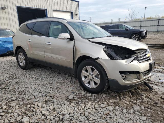 1GNKVJKDXDJ167800 - 2013 CHEVROLET TRAVERSE LT Brązowy zdjęcie 4