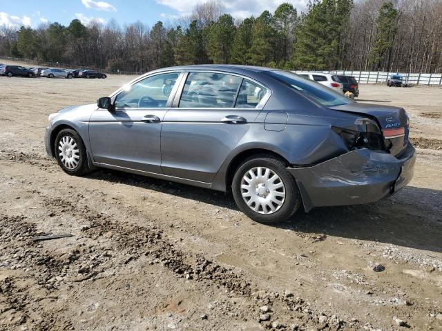 1HGCP2F30BA061675 - 2011 HONDA ACCORD LX GRAY photo 2