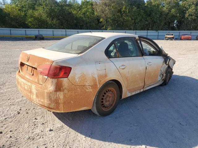 3VW2K7AJXDM236478 - 2013 VOLKSWAGEN JETTA BASE Biały zdjęcie 3