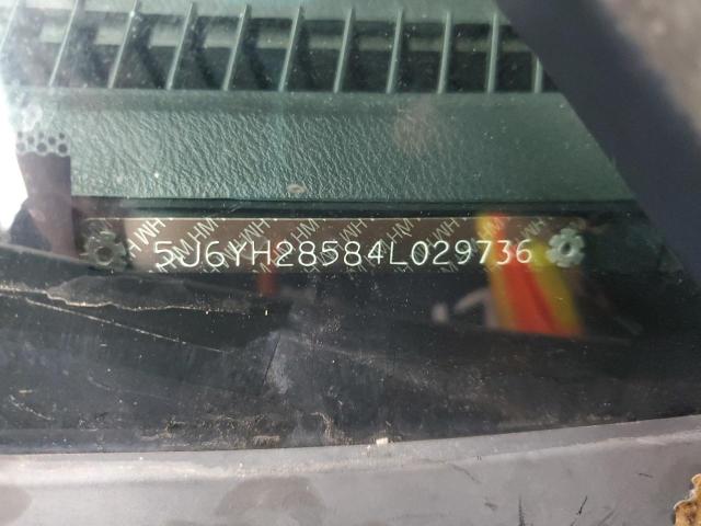 5J6YH28584L029736 - 2004 HONDA ELEMENT EX SILVER photo 14