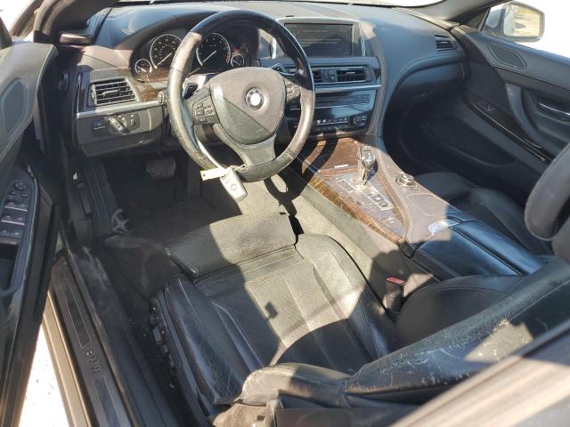 WBALZ3C54CDL72639 - 2012 BMW 650 I Արծաթագույն լուսանկար 8