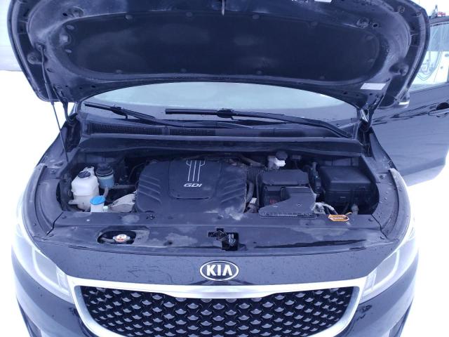 KNDMB5C1XH6217979 - 2017 KIA SEDONA LX BLACK photo 12