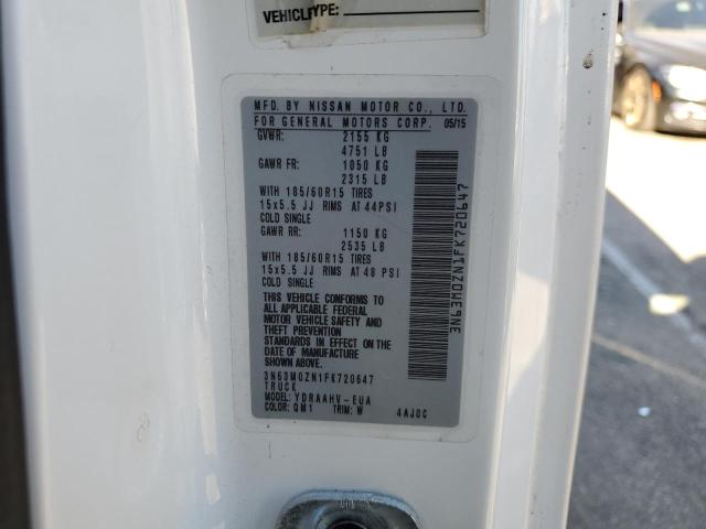 3N63M0ZN1FK720647 - 2015 CHEVROLET CITY EXPRE LT 白色 照片 14