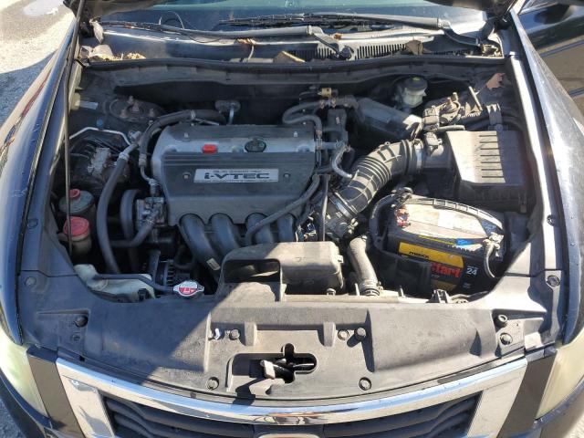 1HGCP26808A009189 - 2008 HONDA ACCORD EXL BLACK photo 11