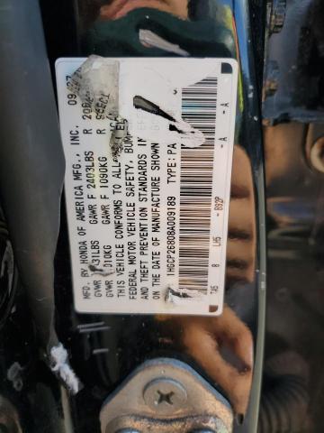 1HGCP26808A009189 - 2008 HONDA ACCORD EXL BLACK photo 12