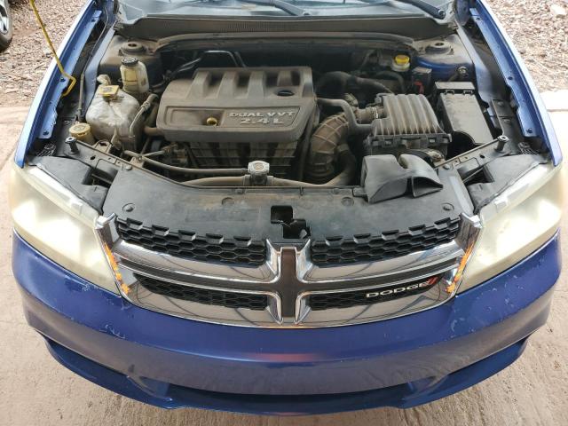 1C3CDZCB9CN312347 - 2012 DODGE AVENGER SXT BLUE photo 11