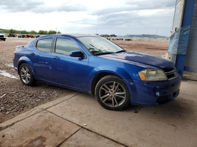 1C3CDZCB9CN312347 - 2012 DODGE AVENGER SXT BLUE photo 4