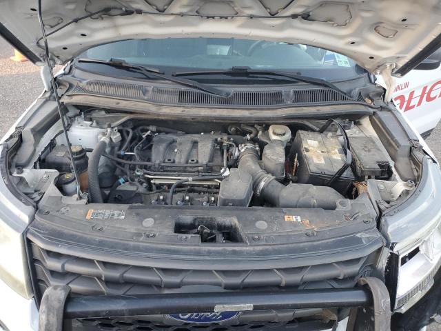 1FM5K8AR7HGB71564 - 2017 FORD EXPLORER POLICE INTERCEPTOR أبيض صورة 11