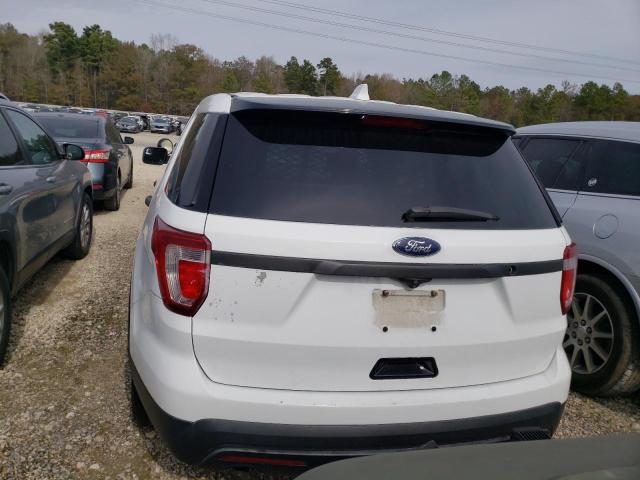 1FM5K8AR7HGB71564 - 2017 FORD EXPLORER POLICE INTERCEPTOR أبيض صورة 6