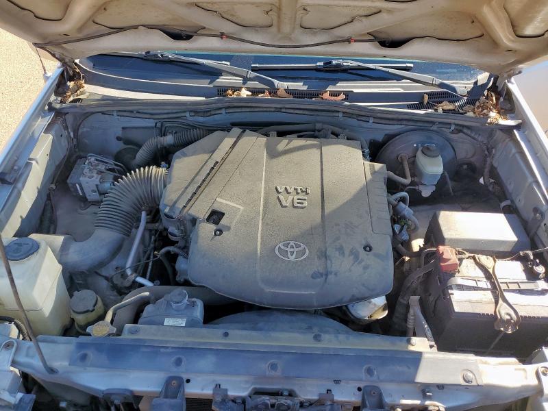 5TEJU62N15Z044259 - 2005 TOYOTA TACOMA DOUBLE CAB PRERUNNER SILVER photo 11