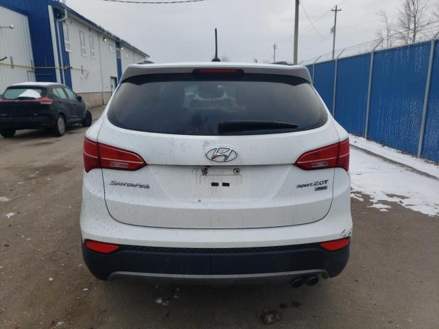 5XYZUDLA4GG338111 - 2016 HYUNDAI SANTA FE S WHITE photo 6