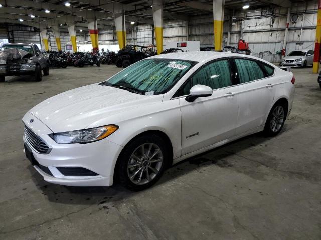 3FA6P0LU5HR149669 - 2017 FORD FUSION SE HYBRID WHITE photo 1