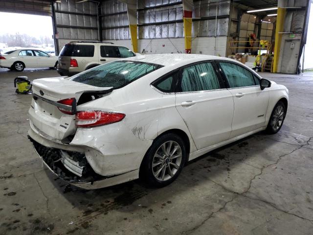 3FA6P0LU5HR149669 - 2017 FORD FUSION SE HYBRID WHITE photo 3