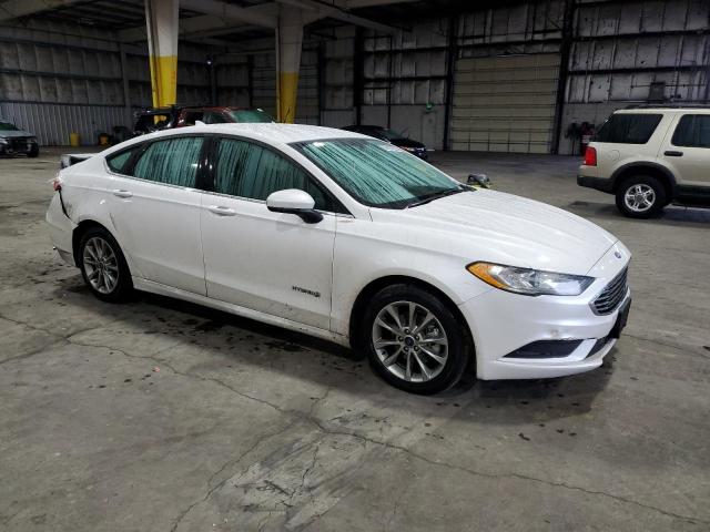 3FA6P0LU5HR149669 - 2017 FORD FUSION SE HYBRID WHITE photo 4