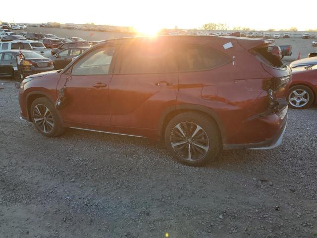 5TDJZRBH9MS061481 - 2021 TOYOTA HIGHLANDER XSE RED photo 2