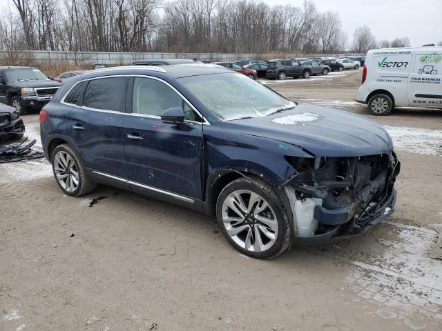 2LMPJ8LR0JBL22285 - 2018 LINCOLN MKX RESERVE Կապույտ լուսանկար 4