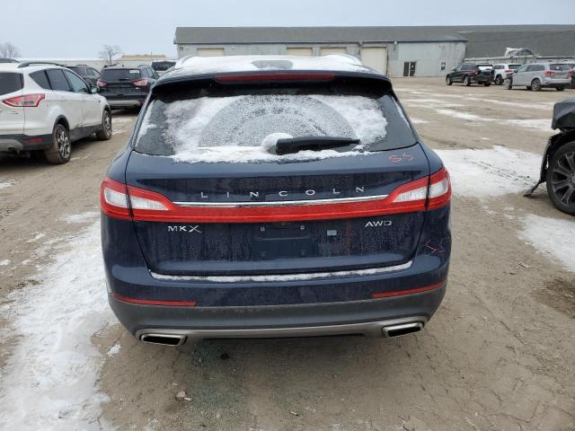 2LMPJ8LR0JBL22285 - 2018 LINCOLN MKX RESERVE Կապույտ լուսանկար 6