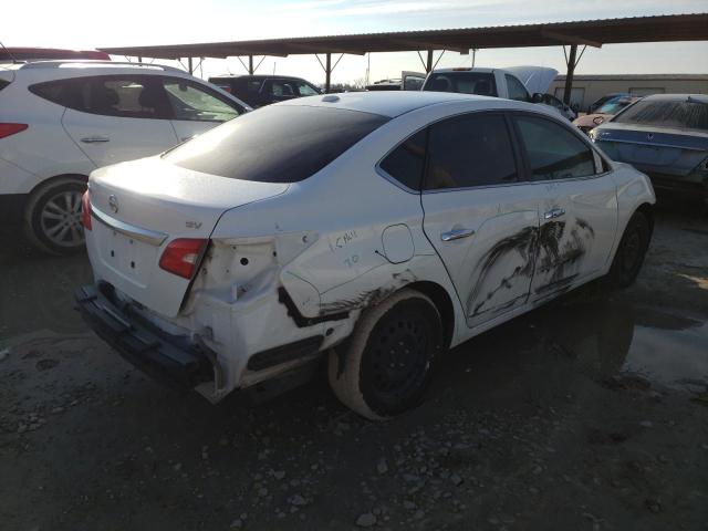 3N1AB7AP8HY362617 - 2017 NISSAN SENTRA S WHITE photo 3