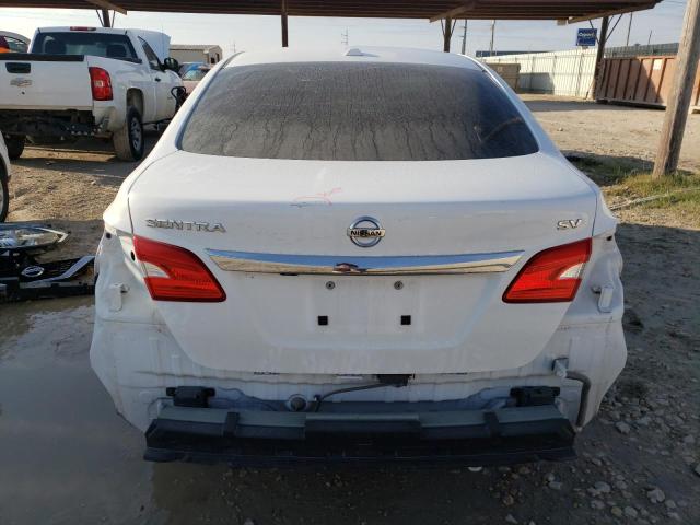 3N1AB7AP8HY362617 - 2017 NISSAN SENTRA S WHITE photo 6