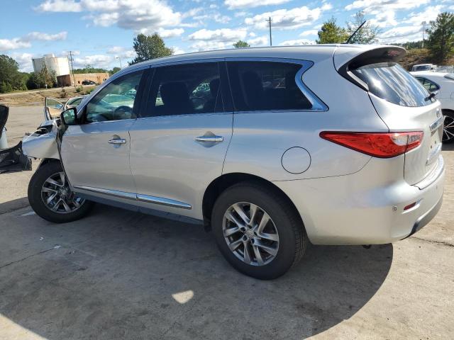 5N1AL0MN0EC534764 - 2014 INFINITI QX60 SILVER photo 2
