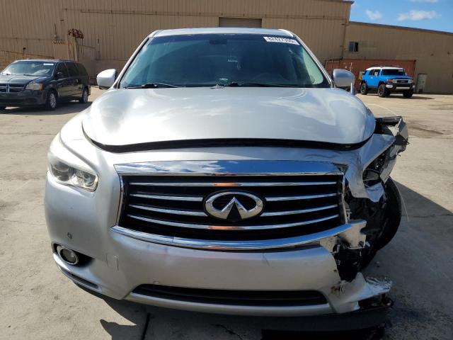 5N1AL0MN0EC534764 - 2014 INFINITI QX60 SILVER photo 5