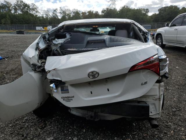 2T1BURHE2KC204048 - 2019 TOYOTA COROLLA L Beyaz fotoğraf 6