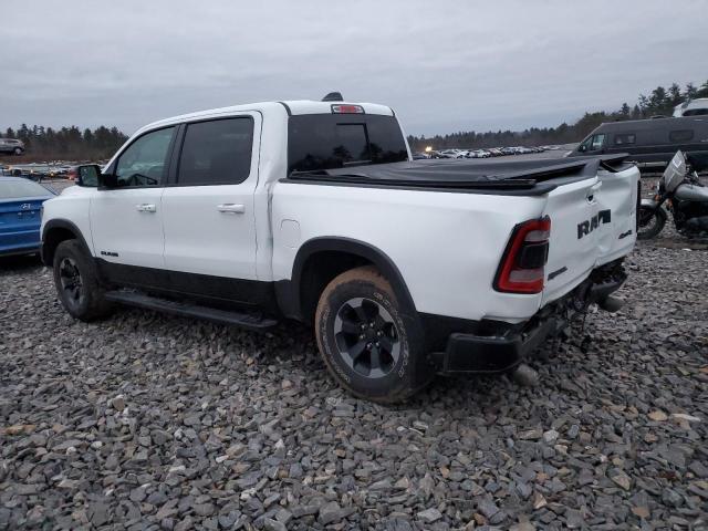 1C6SRFLT4LN212664 - 2020 RAM 1500 REBEL WHITE photo 2