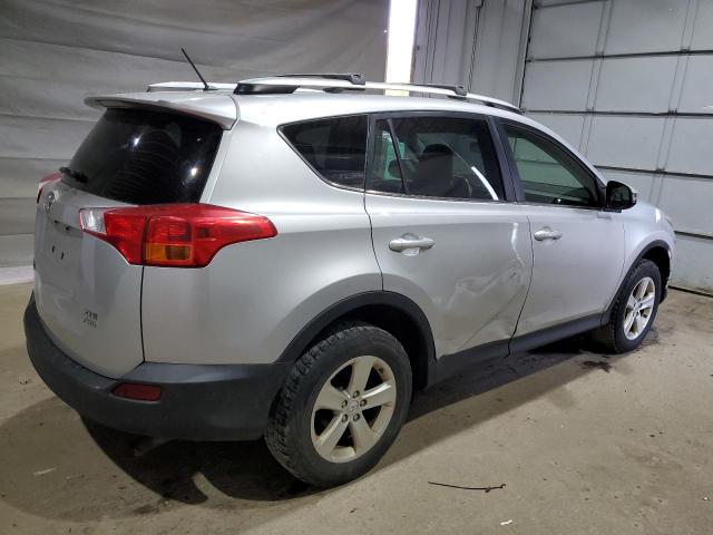 JTMRFREV7D5000388 - 2013 TOYOTA RAV4 XLE ვერცხლისფერი ფოტო 3