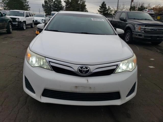 4T1BF1FK8CU120806 - 2012 TOYOTA CAMRY BASE WHITE photo 5