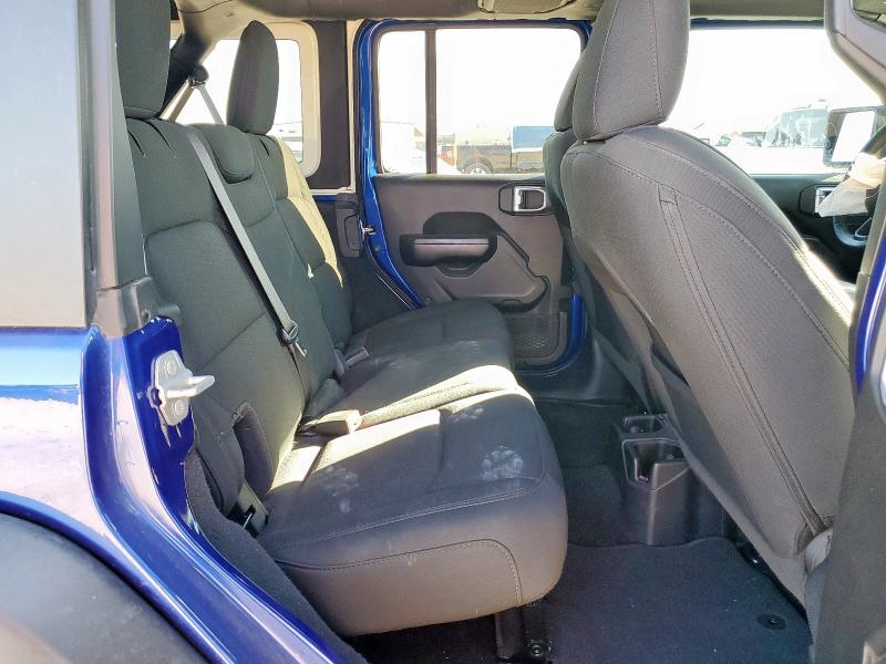 1C4HJXDG6LW333658 - 2020 JEEP WRANGLER U SPORT أزرق صورة 11