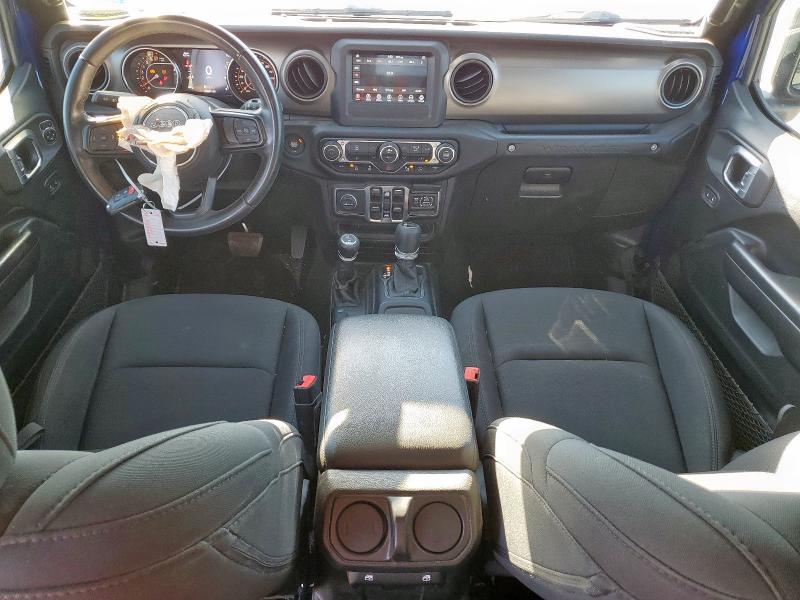 1C4HJXDG6LW333658 - 2020 JEEP WRANGLER U SPORT أزرق صورة 8