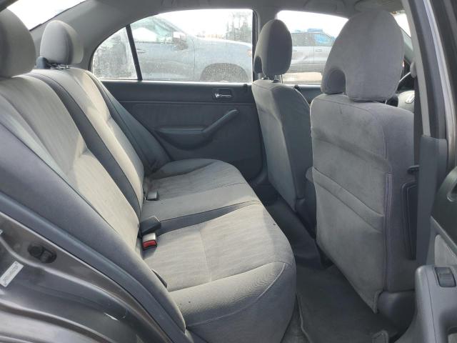 2HGES16645H627838 - 2005 HONDA CIVIC LX GRAY photo 10
